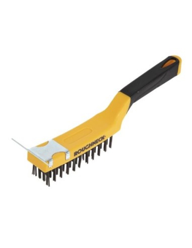 Brosse pour grill avec racloir