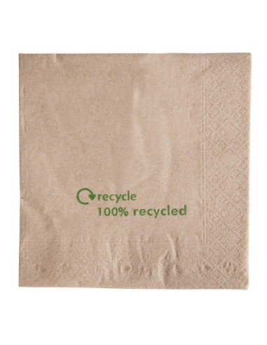 Serviettes double épaisseur en papier recyclé (Lot de 2000)