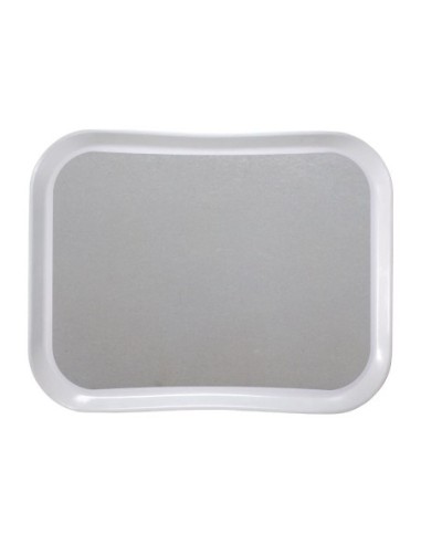 Plateau en polyester Century Fun Cambro Versa Lite 43 cm gris perle