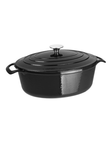 Cocotte ovale Vogue noire 5L