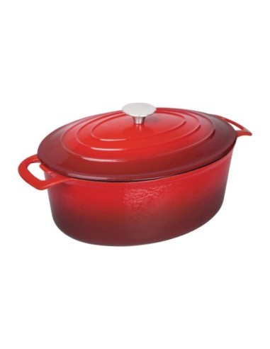 Grande cocotte ovale rouge Vogue 6L