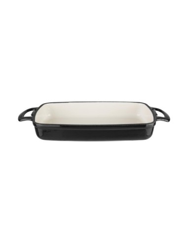 Plat en fonte rectangulaire Vogue noir 1,8L