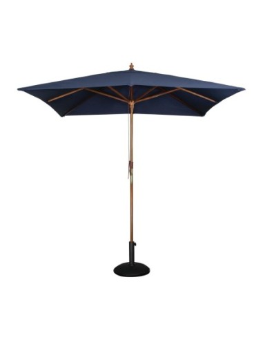 Parasol carré Bolero 2,5m bleu marine