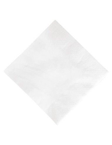 Serviettes ouate blanches Duni 330mm (Lot de 1000)