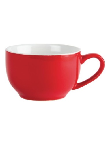 Tasse à café Olympia rouge 228ml (Lot de 12)