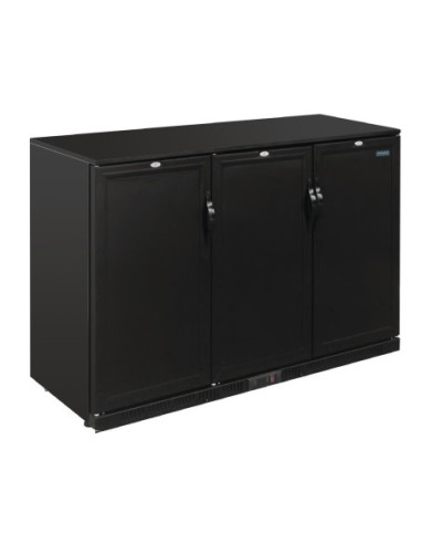 Arrière-bar trois portes pleines pivotantes Polar Séie G 900mm 330L