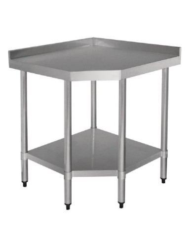 Table d'angle inox Vogue 700mm