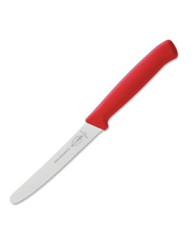 Couteau universel denté Dick Pro Dynamic rouge 11cm