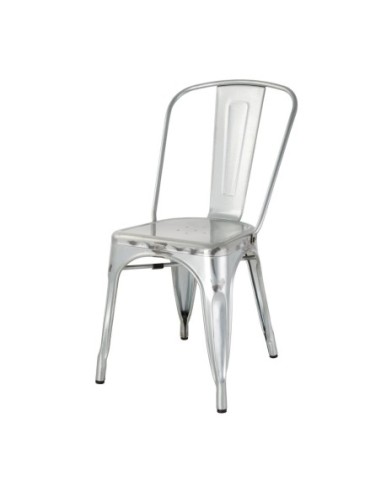 Chaises bistro en acier Bolero (lot de 4)