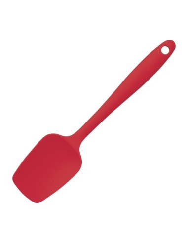 Mini spatule et cuillère rouge en silicone 200mm