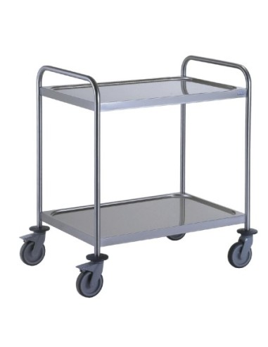 Chariot de service 2 plateaux Tournus 800x530mm