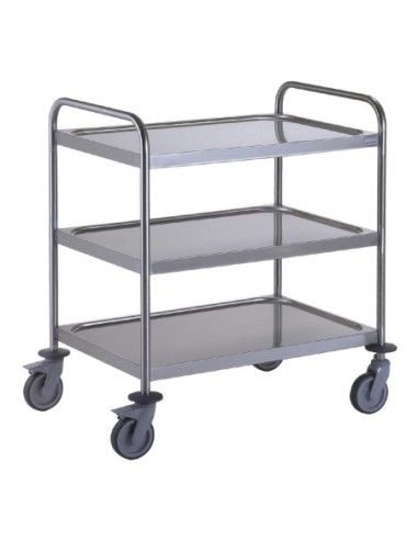 Chariot de service 3 plateaux Tournus 800x530mm