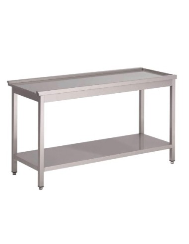 Table de sortie 60cm pour modèle à capot HT50 GL896 Gastro M 60x59x85cm