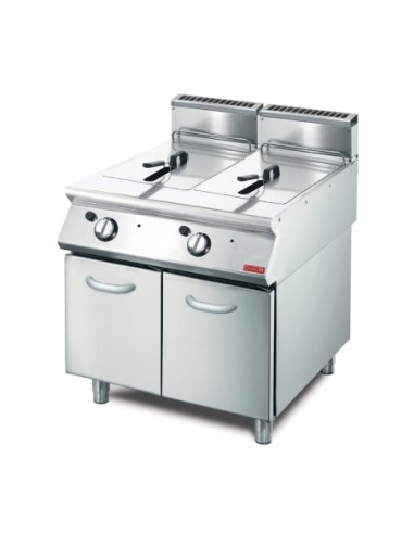 Friteuse gaz sur pied Gastro M 70/80FRGS13 2x 13L