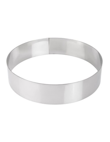 Cercle à mousse inox De Buyer 200 x 45mm