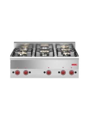 Fourneau gaz à poser 5 feux Gastro M 600 60/90PCG