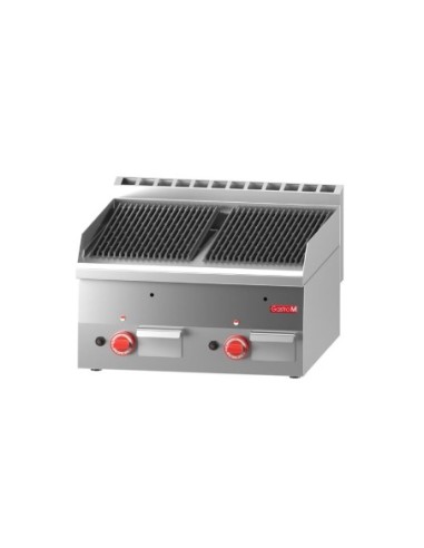 Grillade pierre de lave gaz Gastro M GRL60/60