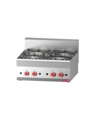 Fourneau gaz à poser 4 feux Gastro M 650 65/70PCG