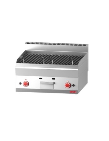 Grillade pierre de lave gaz Gastro M 650 65/70GRL