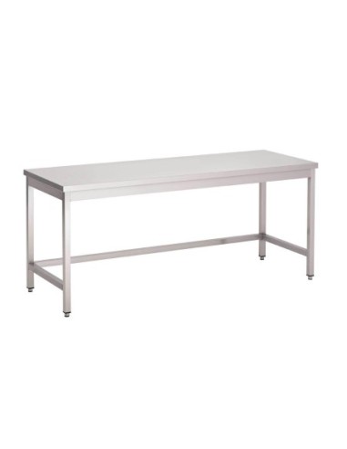 Table inox sans étagère basse Gastro M 1000 x 700 x 890mm