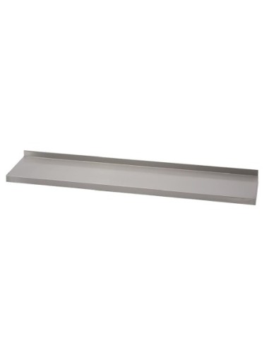 Etagère murale inox sans supports Gastro M 1500 x 400mm