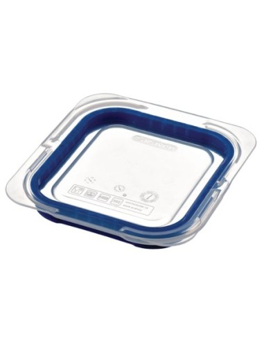 Couvercle bleu en ABS sans BPA Araven GN1/6