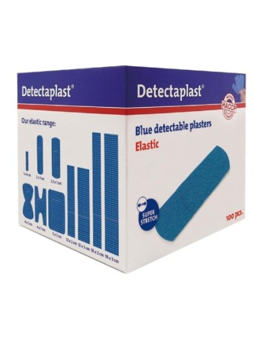 Pansements élastiques Detectaplast 25x72mm (lot de 100)