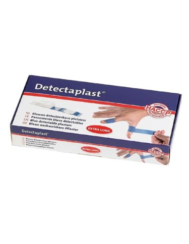 Pansements élastiques Detectaplast 18 x 2 cm (lot de 100)