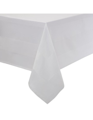 Nappe blanche bande de satin Mitre Luxury 910 x 910mm