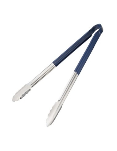 Pince de service code couleur Hygiplas 405mm bleue