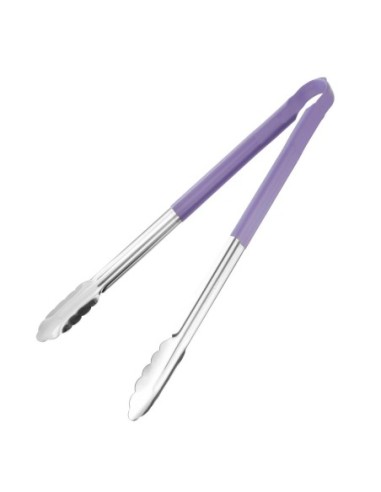 Pince de service code couleur Hygiplas 405mm violette