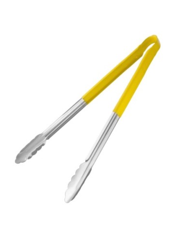 Pince de service code couleur Hygiplas 405mm jaune