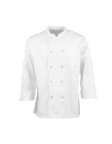 Veste de cuisine mixte Le Mans Chef Works blanche L