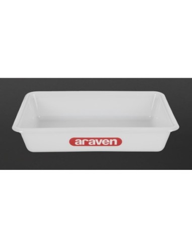 Bac alimentaire peu profond Araven transparent 300mm