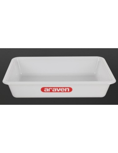 Bac alimentaire peu profond Araven transparent 345mm