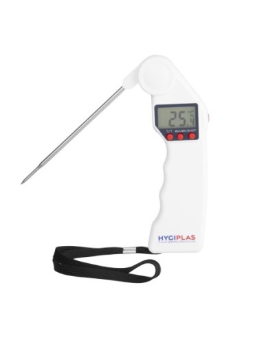 Thermomètre à sonde pliable Easytemp blanc