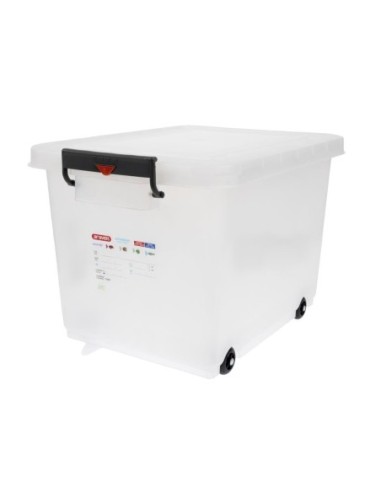 Conteneur alimentaire mobile avec couvercle Araven 50L