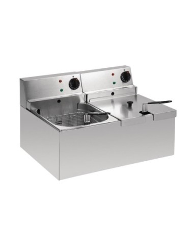 Friteuse électrique de comptoir cuve double Lincat LDF2