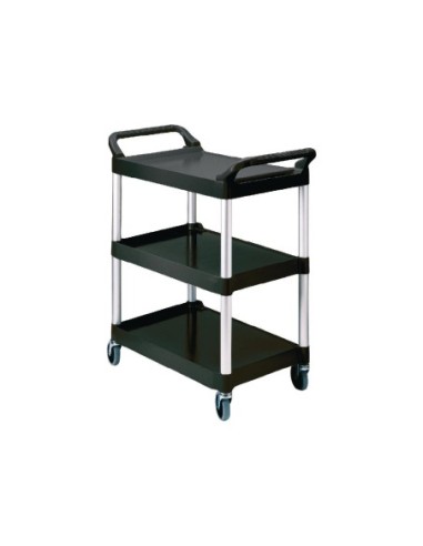 Chariot utilitaire compact noir Rubbermaid