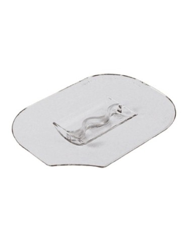 Couvercle transparent en SAN avec encoche pour saladiers Dalebrook 1,1kg