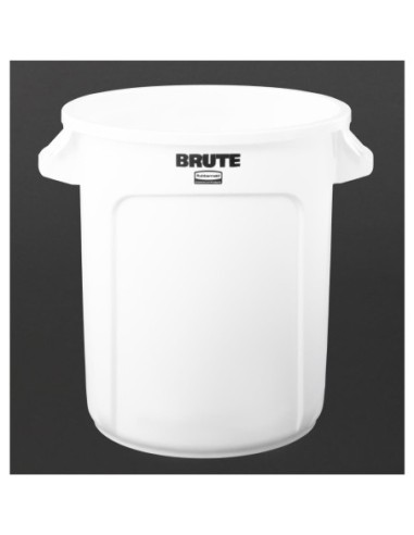 Collecteur Rubbermaid Brute blanc 37,9L