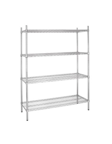 Etagère modulaire 4 niveaux 1525x457mm Vogue