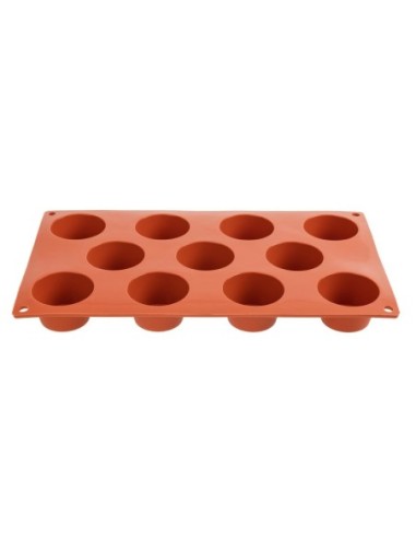 Plaque 11 mini-muffins en silicone Pavoni Formaflex