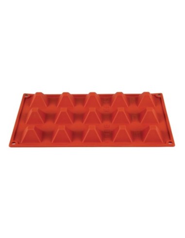 Plaque 15 pyramides en silicone Pavoni Formaflex