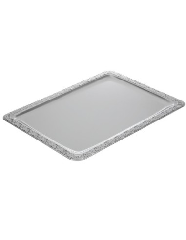 Plateau de service rectangulaire inox APS 420 x 310mm