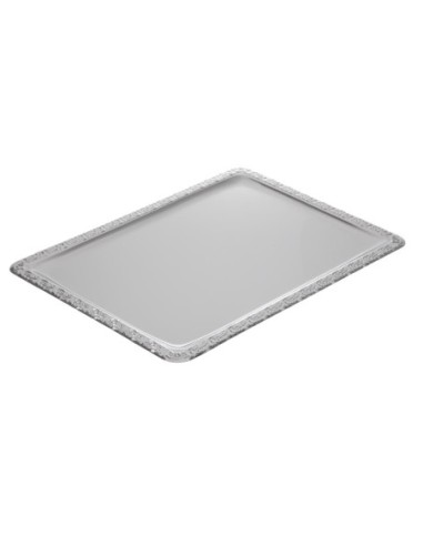 Plateau de service rectangulaire inox APS 500 x 360mm