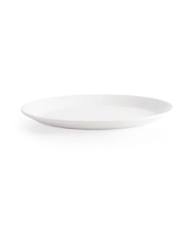 Plateaux ovales blancs Churchill Whiteware 305mm (lot de 12)