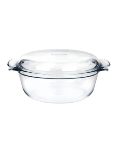 Cocotte ronde en verre Pyrex 3,75L