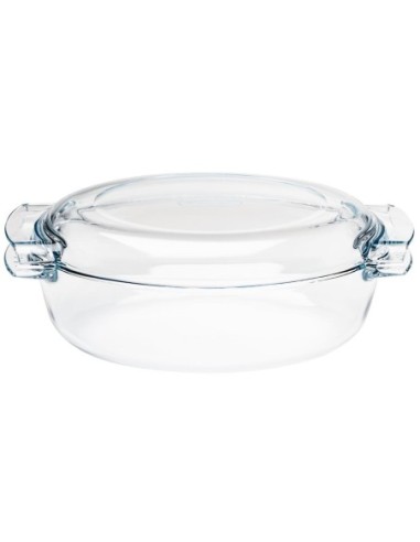 Faitout ovale en verre Pyrex 4,5L