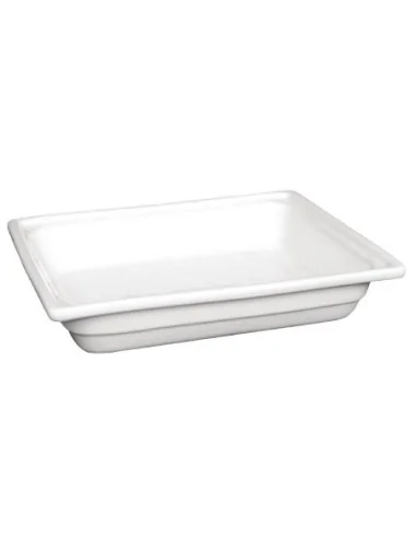 Plat en porcelaine GN 1/2 65mm Olympia